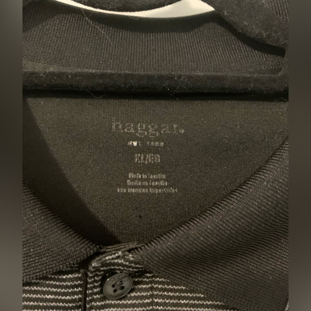 Haggar Dark Brown Polo Shirt XL Classic Style - Picture 4 of 8